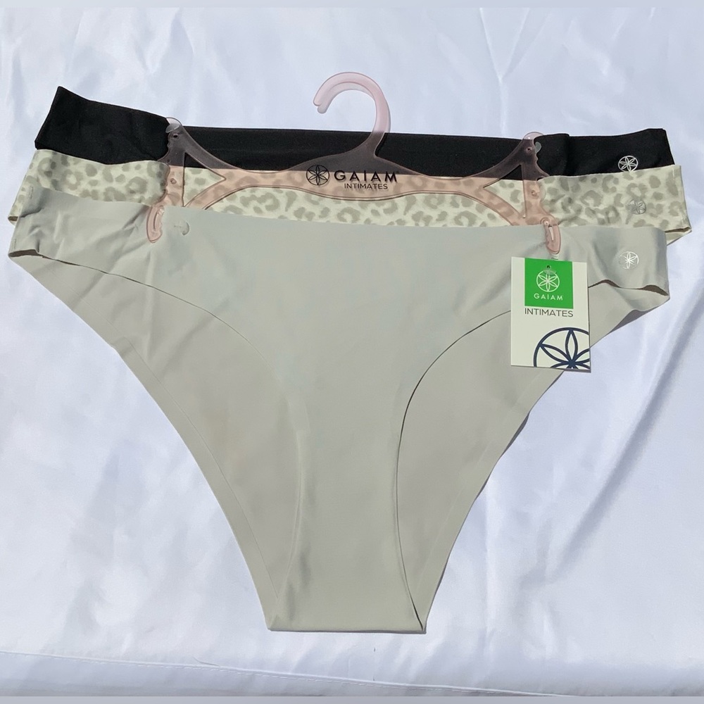 New GAIAM 3 Pack XL Women’s Stretch Bikini SeamlessUnderwear